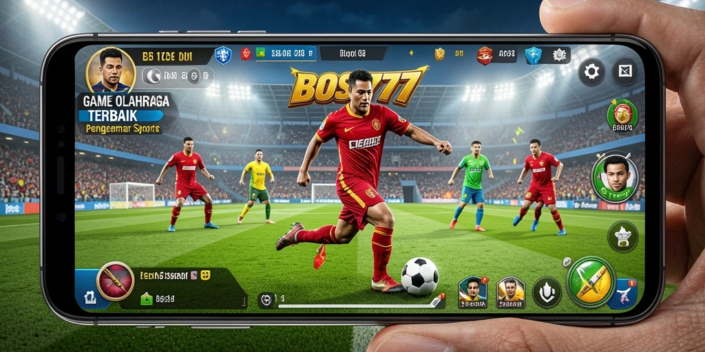 Tampilan gameplay seru dalam BOS777 yang penuh aksi olahraga.