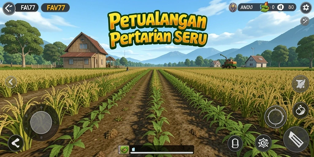 Tampilan menarik dari gameplay FAV77 menunjukkan keseruan bertani.