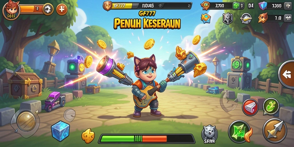Tampilan gameplay GF777 yang menarik dan interaktif saat bermain Idle.