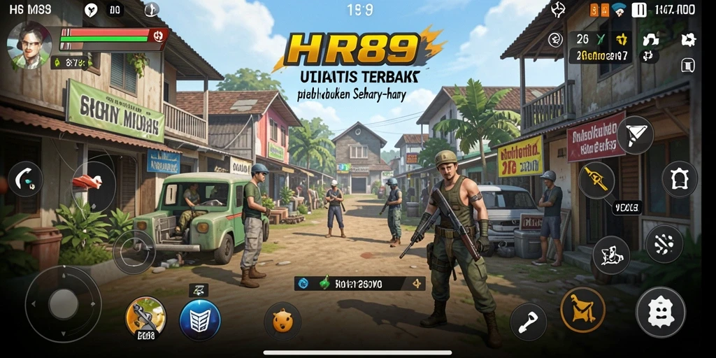 Tampilan antarmuka aplikasi HR89 yang modern dan intuitif.