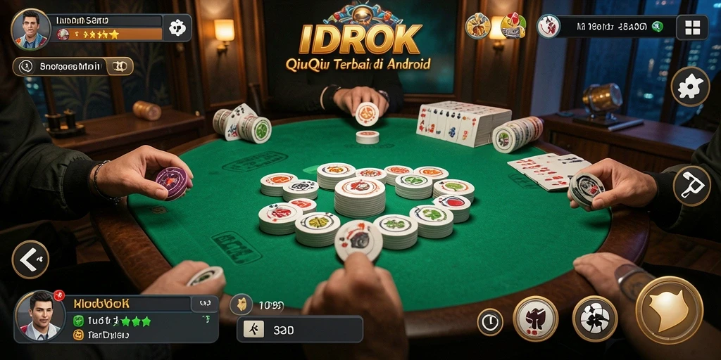 Tampilan gameplay seru QiuQiu di IDROK.
