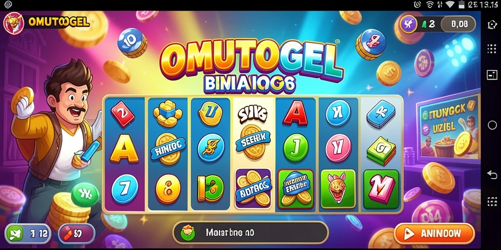 Tampilan menarik dari gameplay Bingo OMUTOGEL.