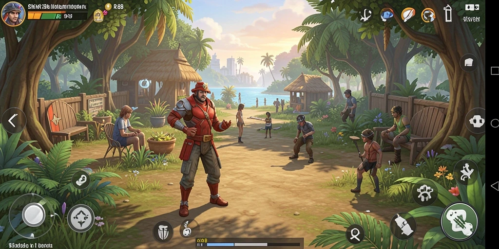 Screenshot RK88 menampilkan karakter dalam gameplay Simulation yang interaktif.