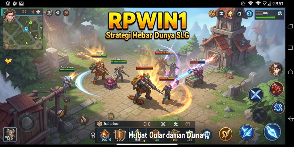 Tampilan bermain RPWIN1 yang menarik dengan strategi pertempuran yang mendebarkan.