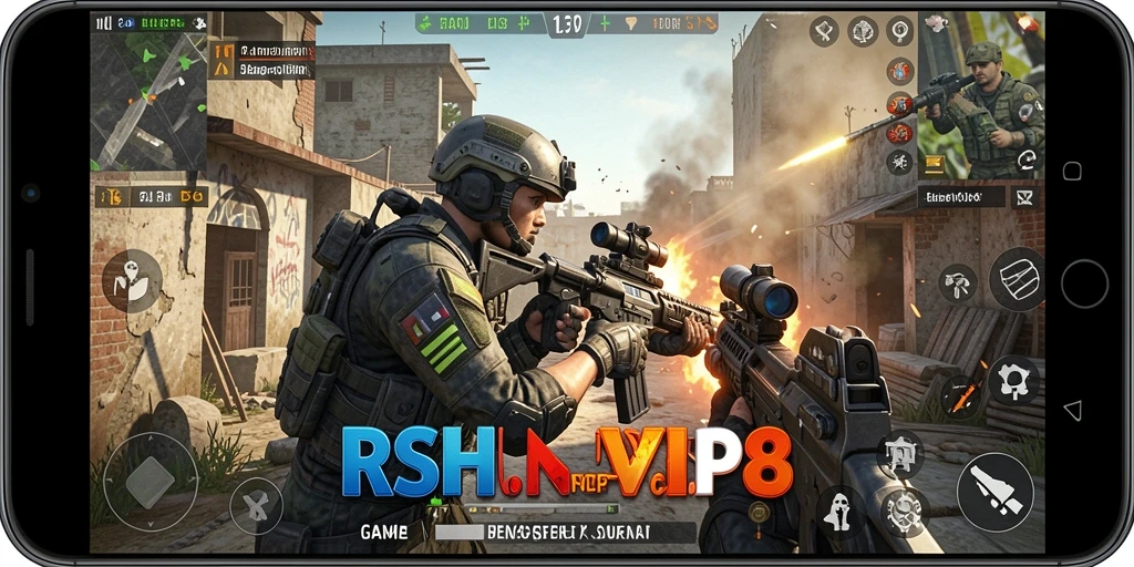 Tampilan gameplay seru dan menegangkan dalam RSNVIP8.