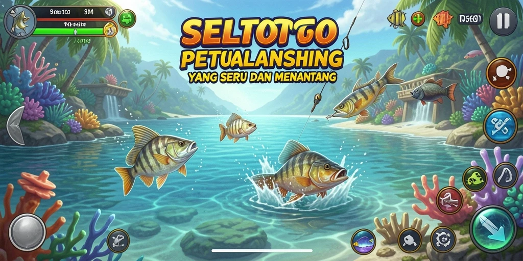 Tampilan gameplay SELTOTO dengan pengalaman memancing yang mendalam.