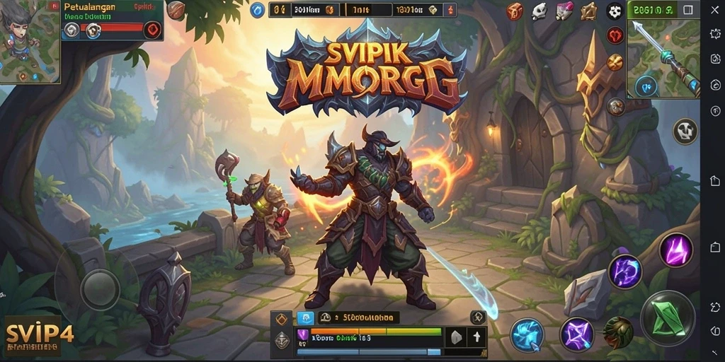 Gameplay seru SVIP4 dengan pemandangan yang memukau.