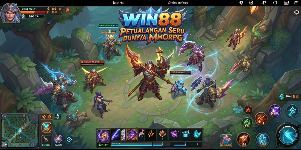 Screenshot gameplay WIN88 menampilkan aksi seru dalam petualangan MMORPG.